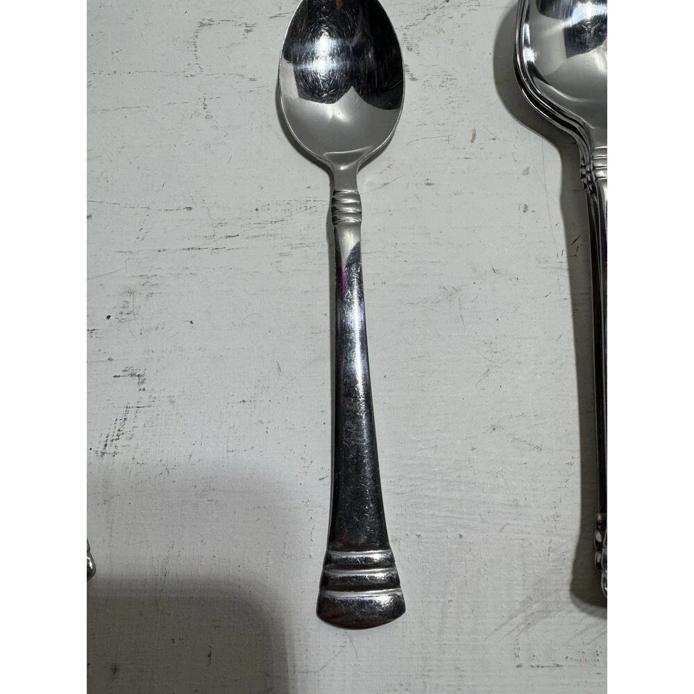 Hampton Silversmiths Stainless Flatware Lot Of 19 And 2 Cambridge
